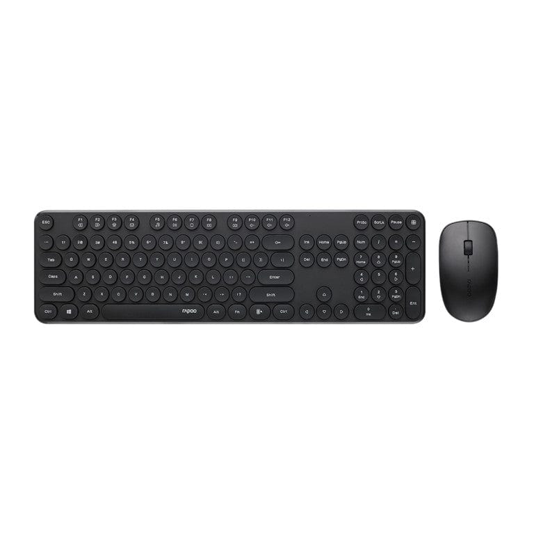 Rapoo X260S-US-BLACK Wireless Keyboard and Mouse Combo