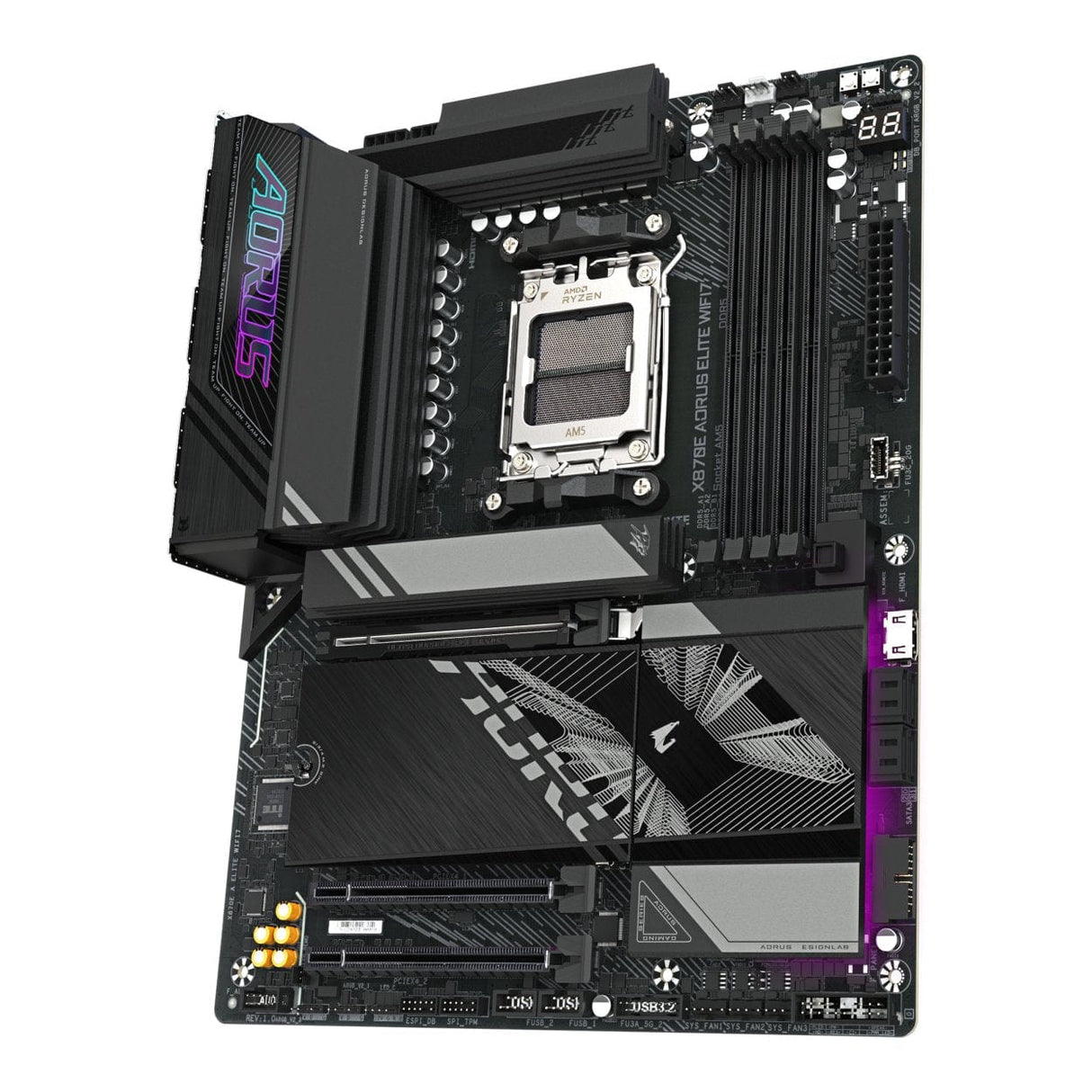 Gigabyte X870E AORUS Elite Wi-Fi 7 AMD Socket AM5 ATX Motherboard