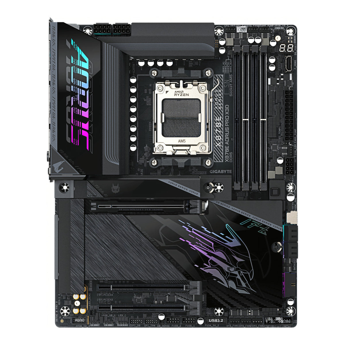 Gigabyte X870E AORUS Pro X3D AMD Socket AM5 ATX Motherboard X870E A PRO X