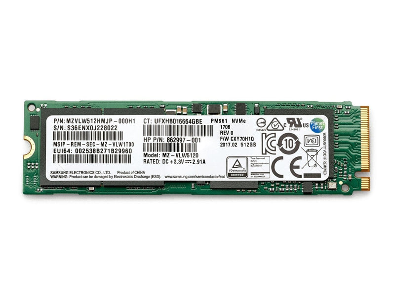 HP 512GB M.2 PCIe NVME TLC Internal SSD X8U75AA