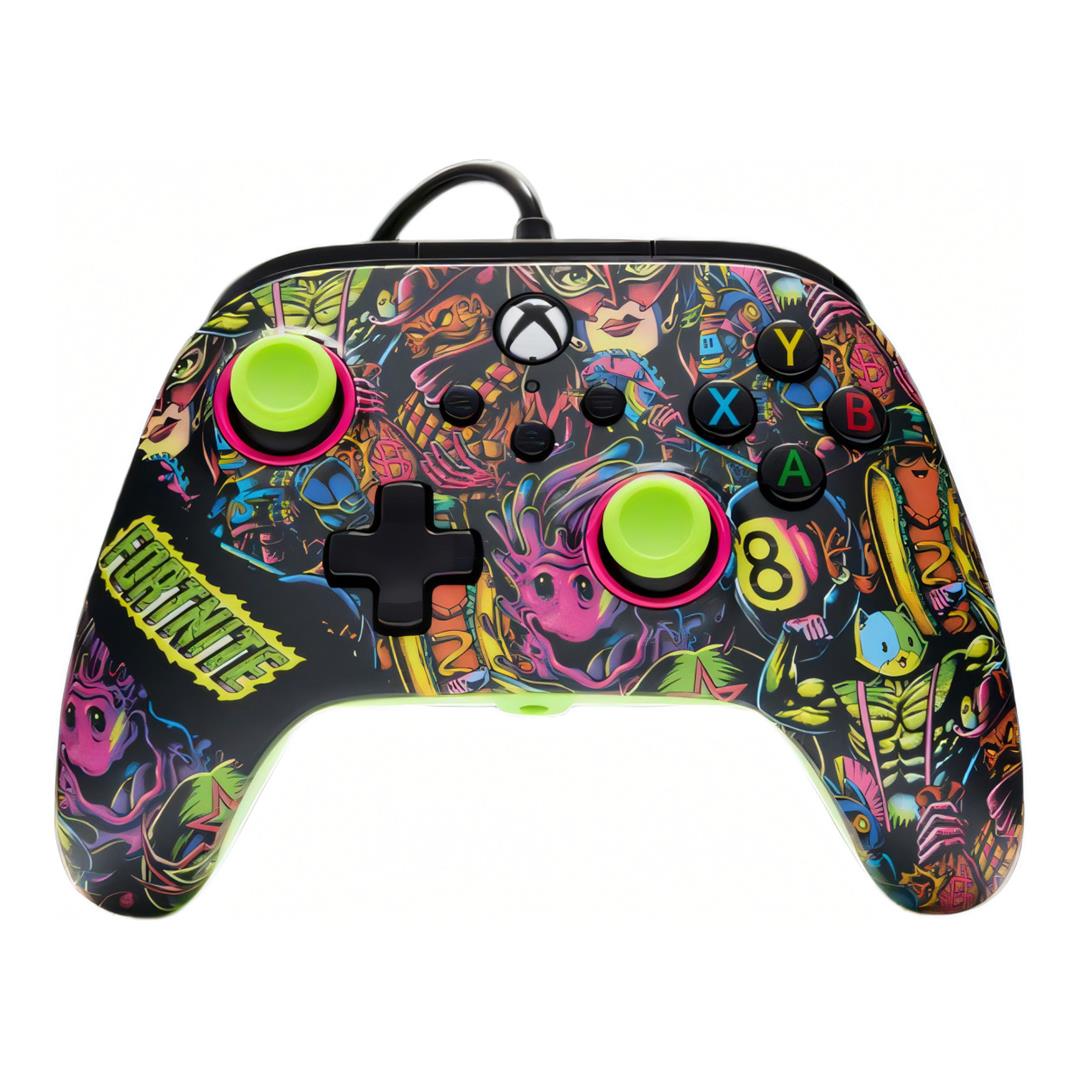 PowerA Advantage Wired Controller for XboxSeries X|S - Fortnite Glow XBGP0438-02