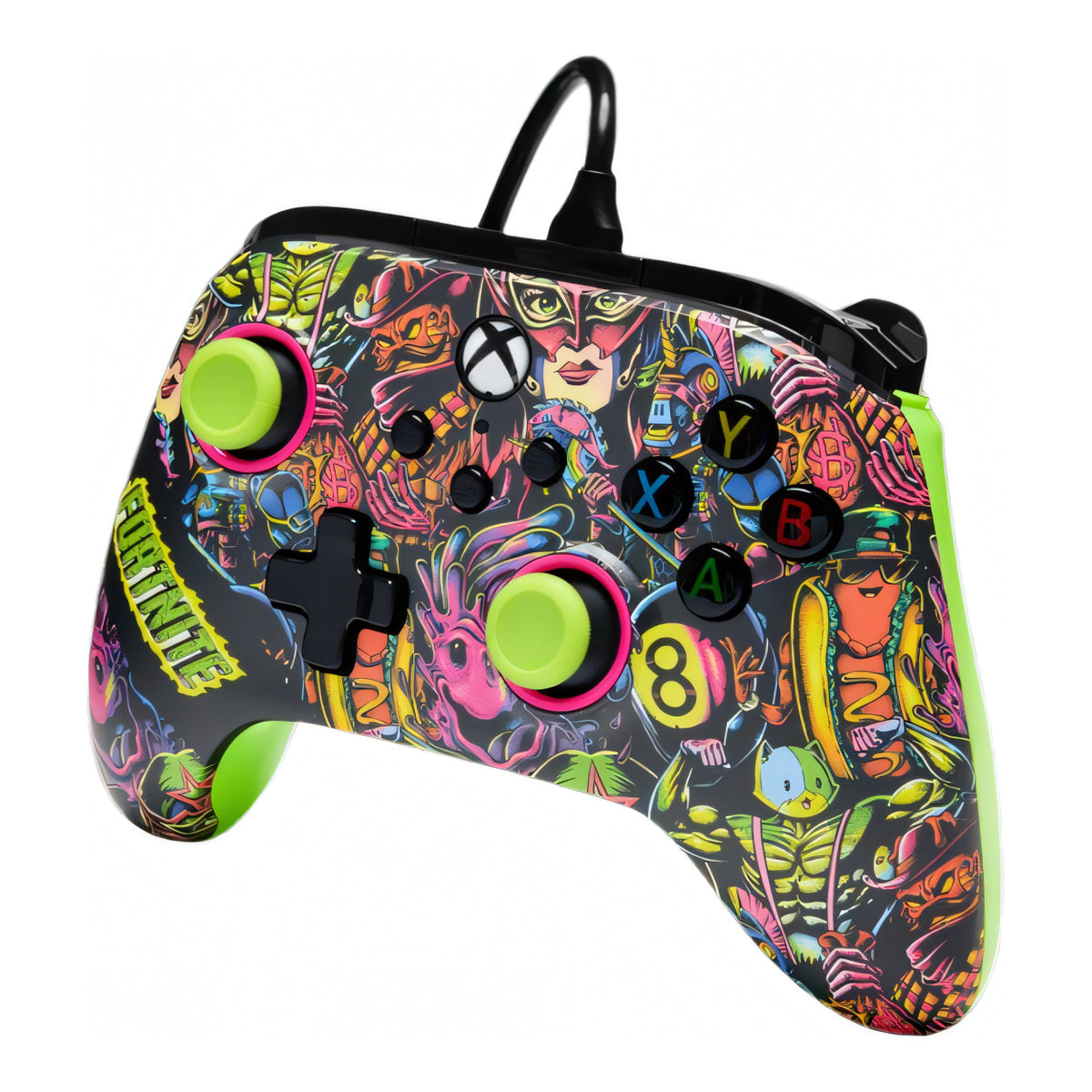 PowerA Advantage Wired Controller for XboxSeries X|S - Fortnite Glow XBGP0438-02