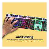 Alcatroz X-Craft XC 1000 Gaming USB Wired Keyboard and Mouse Combo Black XC1000BLK