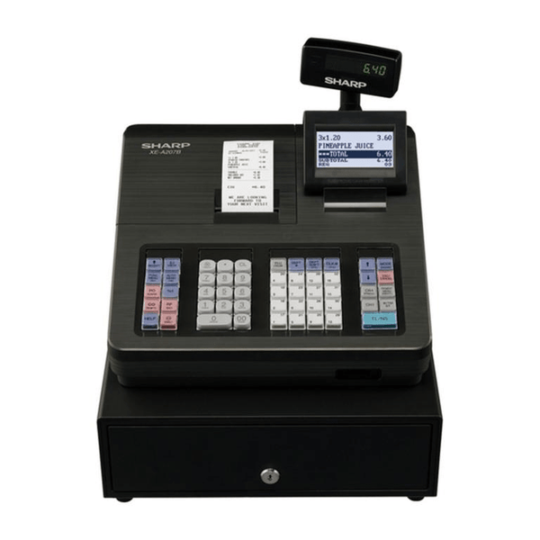 SHARP XE-A207B（ブラック） SHARP XE-A207B レジスター ブラック 【公式通販】