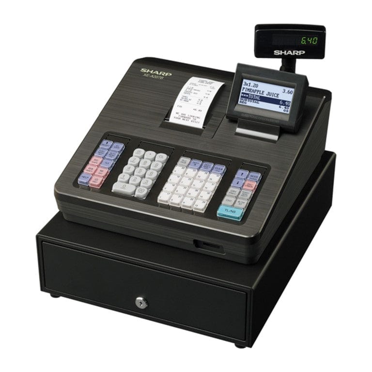 SHARP XE-A207B レジスター ブラック Sharp XE-A207B Cash Register Black – FirstShop