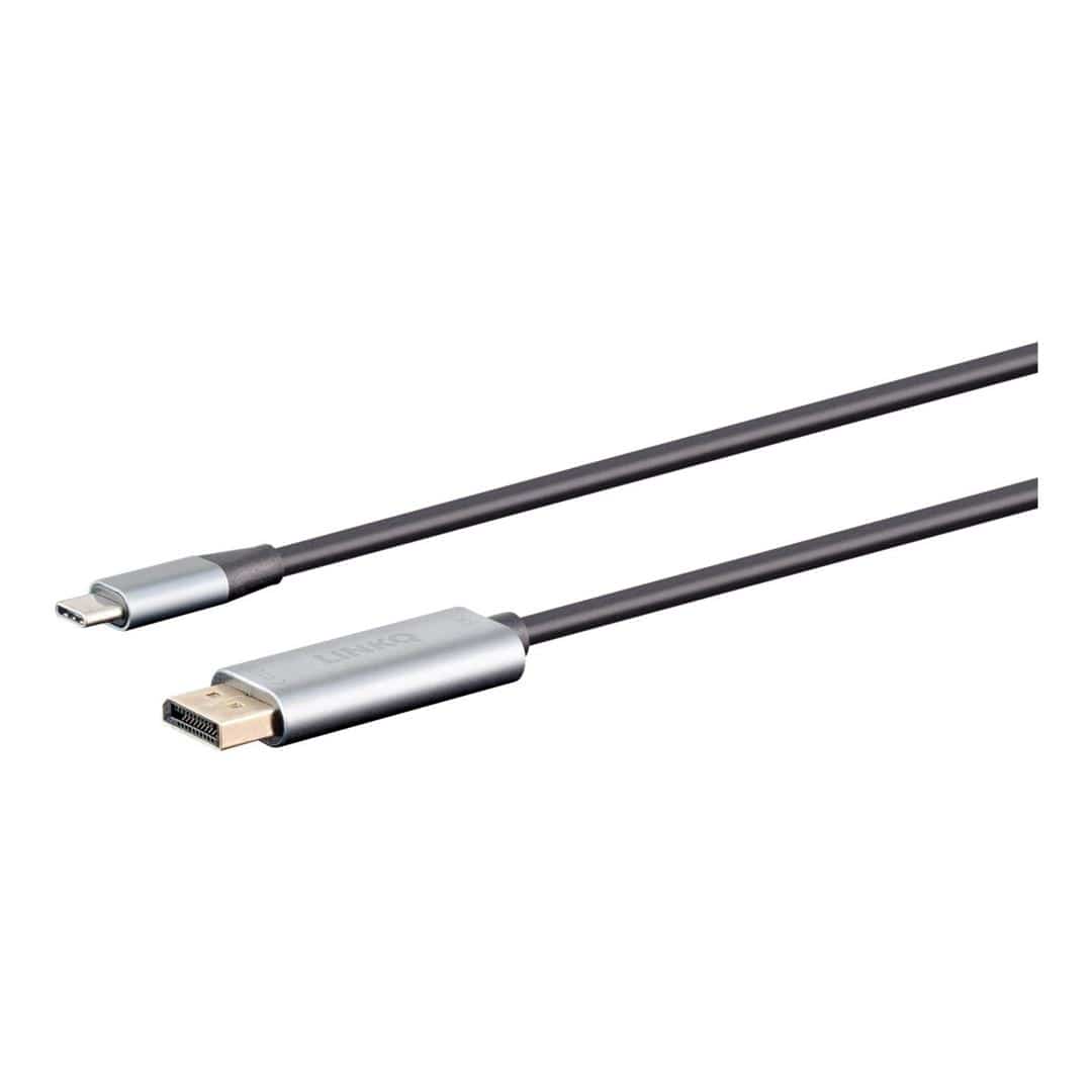 LinkQnet 1.8m Type-C to DP 8K 60Hz Bi-Directional Video Cable XF-DPB8
