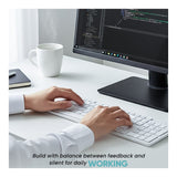 Alcatroz Xplorer Air 3300 Wireless Keyboard and Mouse Combo White XPLORERAIR3300WHT