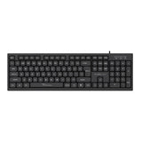 Alcatroz Xplorer C3600 Wired Keyboard and Mouse Combo Black XPLORERC3600