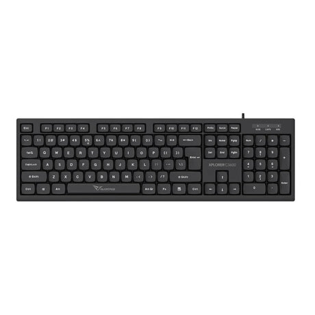 Alcatroz Xplorer C3600 Wired Keyboard and Mouse Combo Black XPLORERC3600