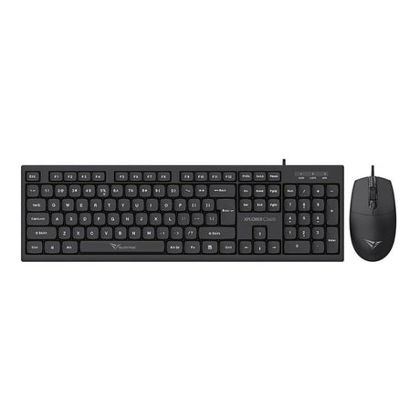 Alcatroz Xplorer C3600 Wired Keyboard and Mouse Combo Black XPLORERC3600
