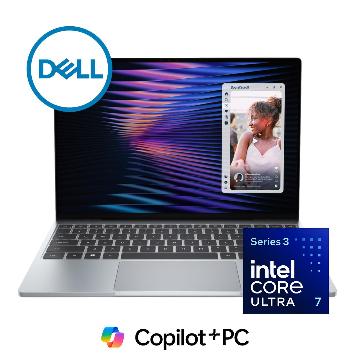 Dell XPS 13 13.4-inch 2.5K AI Laptop - Intel Core Ultra 7 355 1TB SSD 32GB RAM Win 11 Home