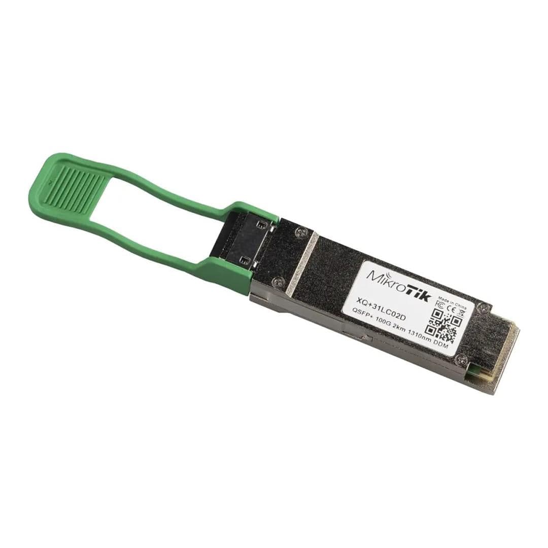 Mikrotik XQ+31LC02D Fiber Optic 100000 Mbit/s QSFP28 1331 nm Network Transceiver Module