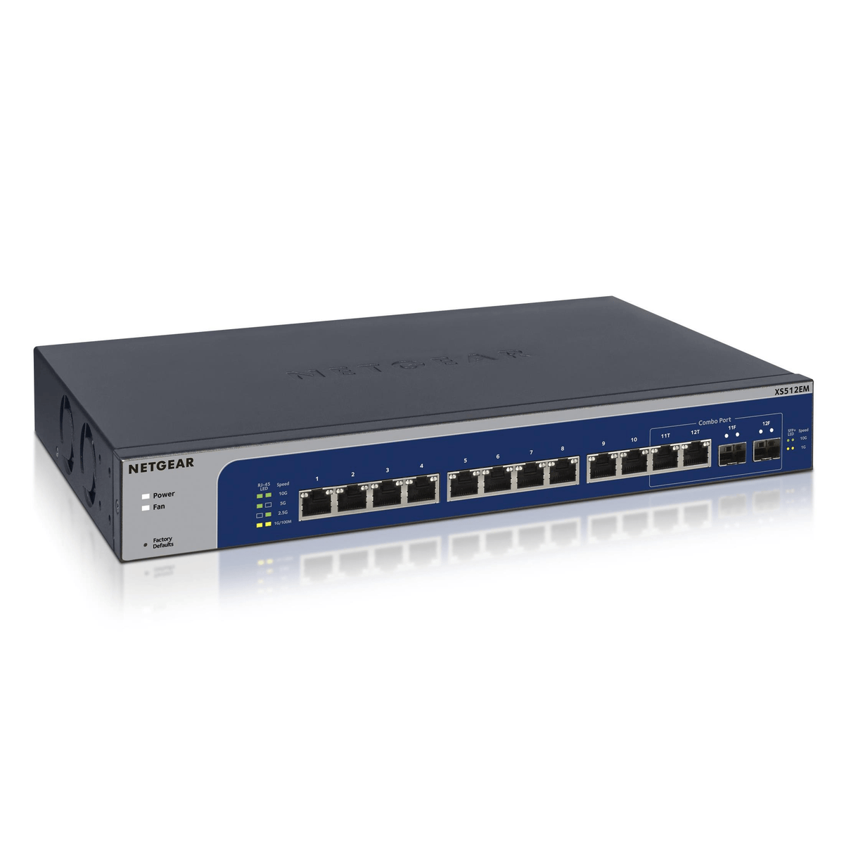 Netgear XS512EM 12-port Managed L2 10G Ethernet Switch XS512EM-100EUS ...