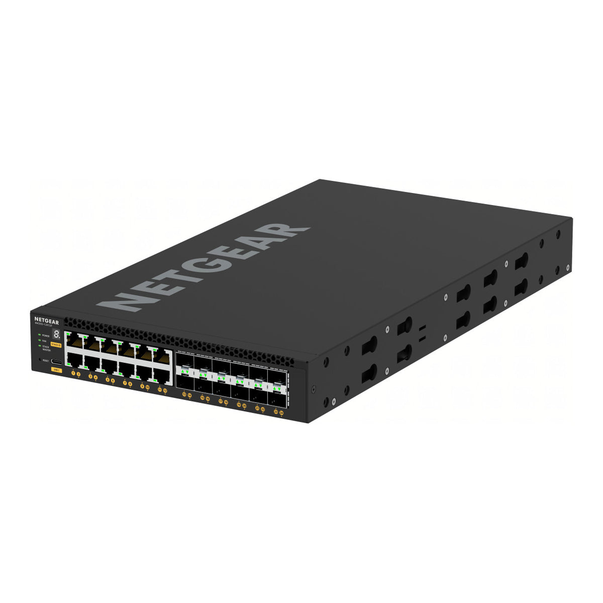 Netgear M4350-12X12F 24-Port 10G RJ45 SFP+ Managed AV Network Switch XSM4324-100NES