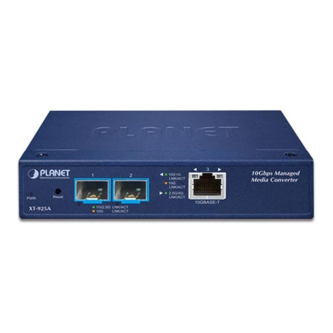 Planet 3-Port 10G Managed Media Converter XT-925A