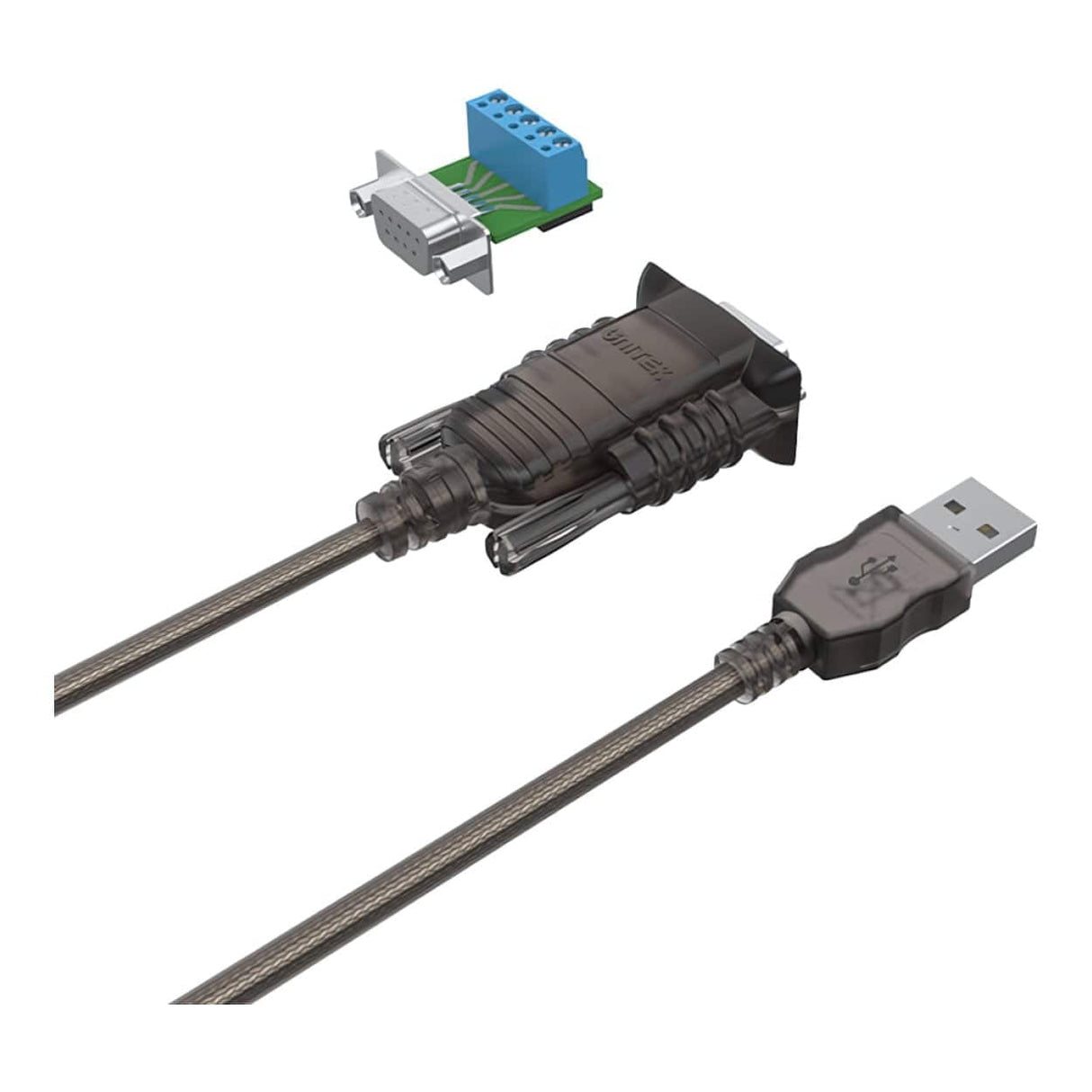 Unitek 1.5m USB 2.0 to RS422/485 DB9M Serial Cable Y-108301-1.5M