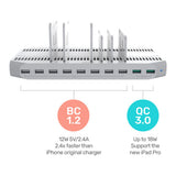 Unitek 10-port USB 96W QuickCharge3 Charging Station Y-2190A