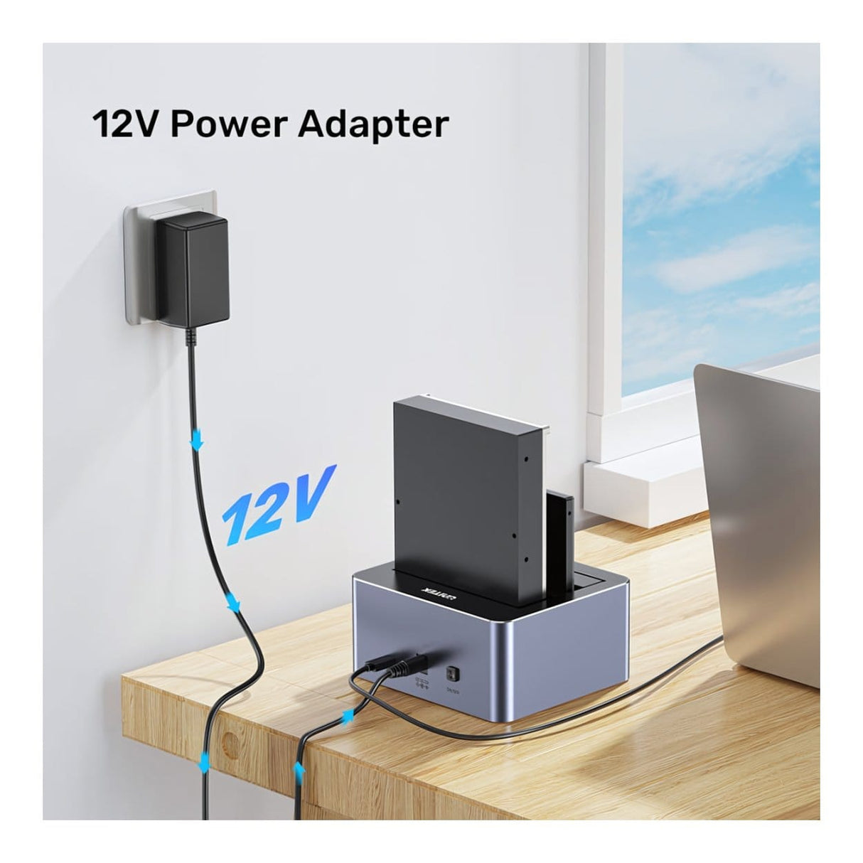 Unitek Dual-Bay SATA Docking Station Y-3027GY01-EU