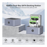 Unitek Dual-Bay SATA Docking Station Y-3027GY01-EU
