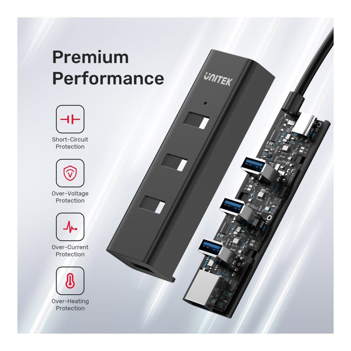 Unitek 4-in-1 Type-C Hub Y-3089Z01
