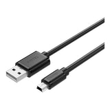 Unitek Type-A Male to Mini USB Cable 1.5m Y-C1432EBK