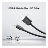 Unitek Type-A Male to Mini USB Cable 3m Y-C1433EBK