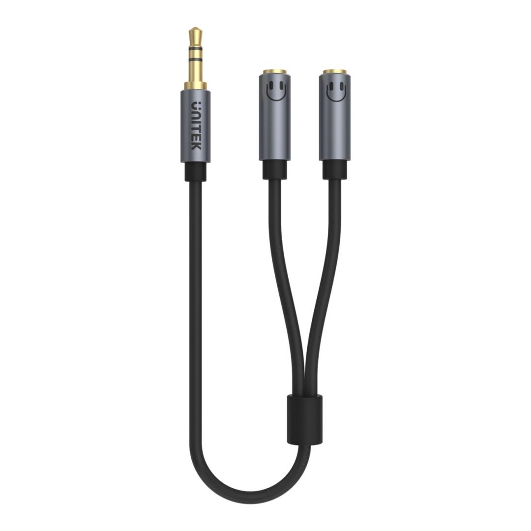 Unitek Y-C956ABK Headphone Splitter Cable