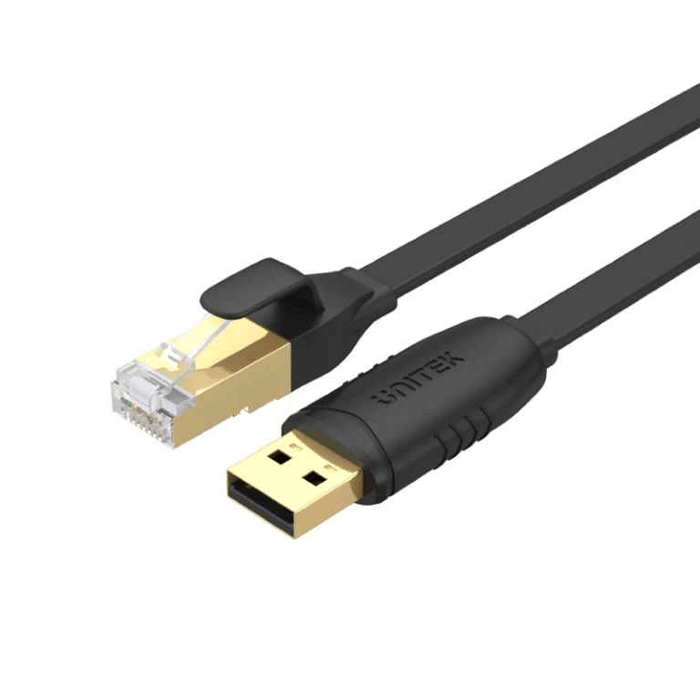 Unitek Y-SP02001B to RJ45 Console Rollover Cable 1.8m – FirstShop