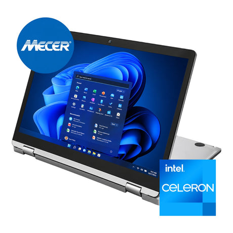 Mecer Move YA13Q50 13.3-inch FHD 2-in-1 Laptop - Intel Celeron N4120 128GB SSD 4GB RAM LTE Win 11 Home