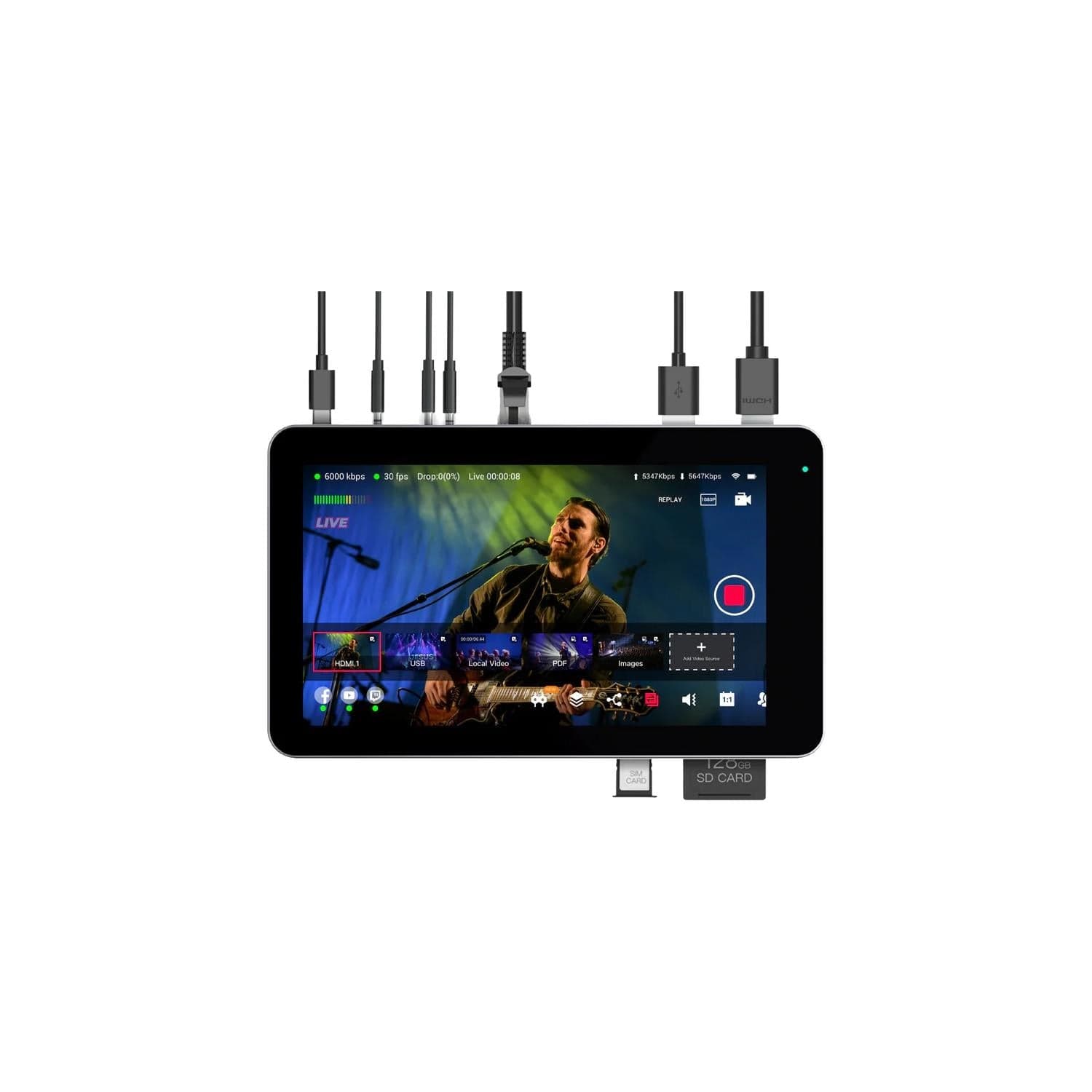 YoloLiv YoloBox Mini 5.5-inch Portable Multi-Camera Live Encoder