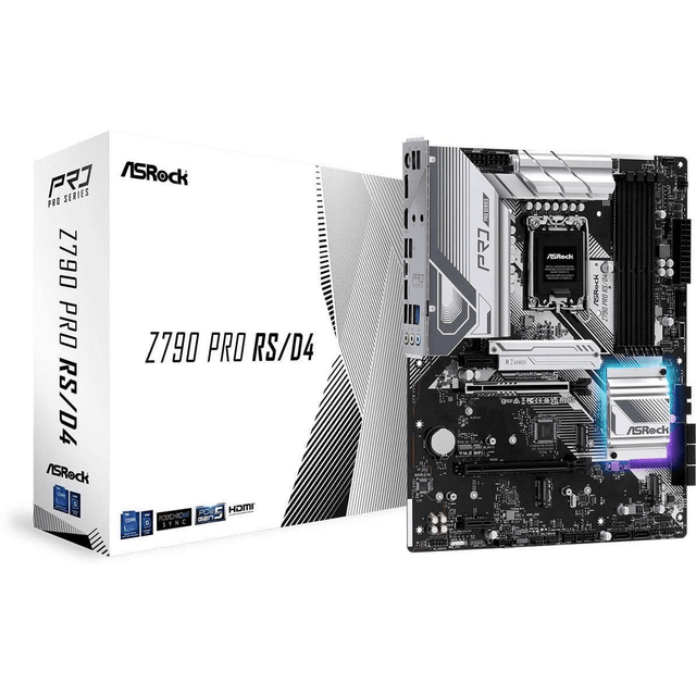 ASRock Z790 Pro RS Intel LGA 1700 ATX Motherboard Z790-PRO-RS