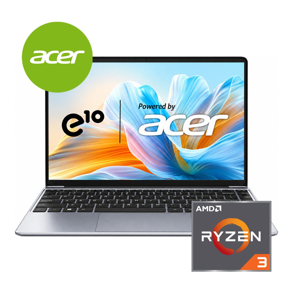 Acer ETBook e10 14.1-inch FHD Laptop - AMD Ryzen 3 3200U 256GB SSD 8GB RAM Win 11 Home