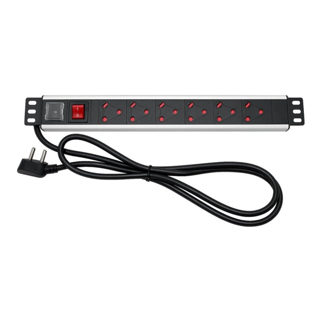 Zone Enclosures 6-Way Metal PDU ZPD-6WPD-B-NE
