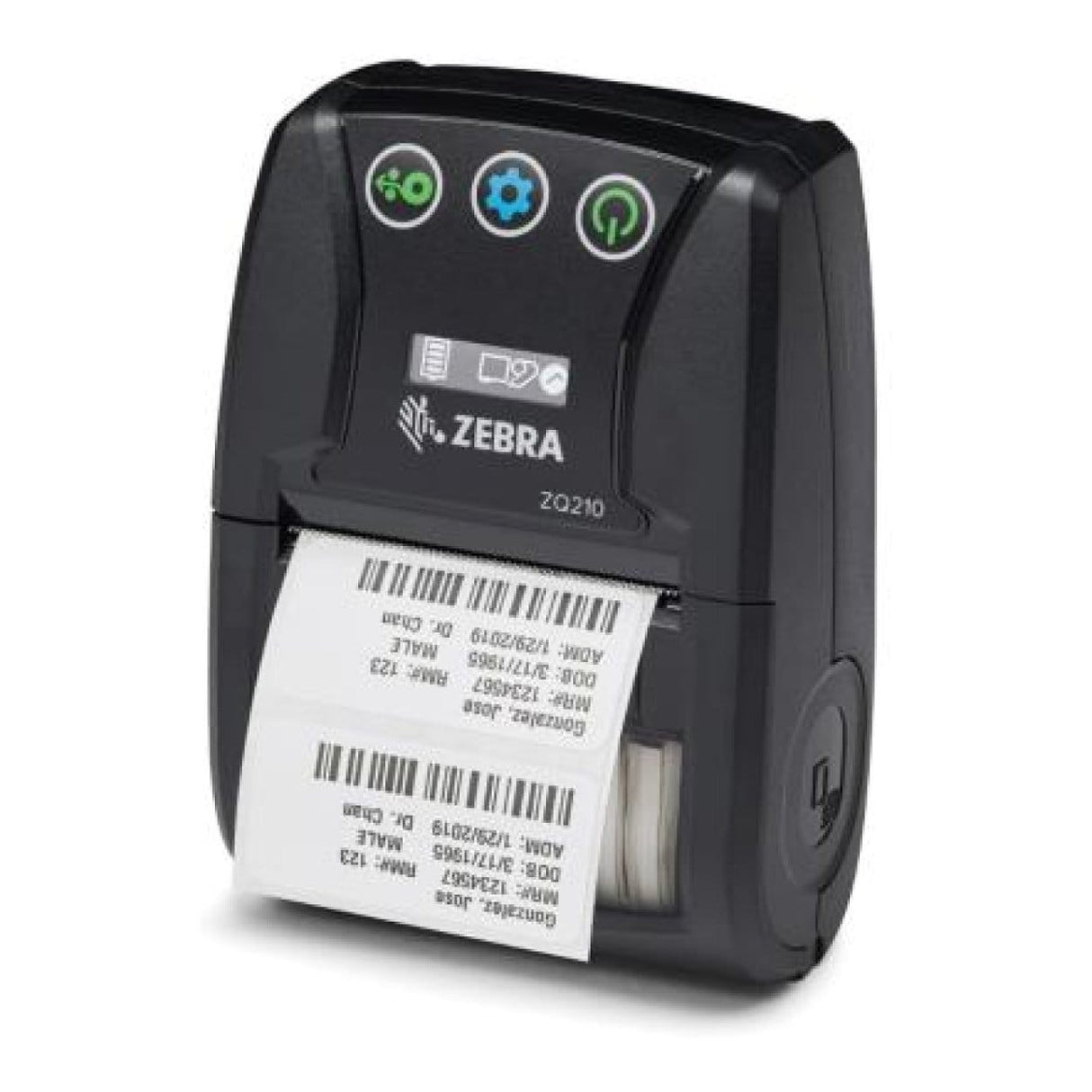 Zebra ZQ210 2.25-inch DT Bluetooth 203dpi Linerless Media Receipt and Label Printer ZQ21-A0E12KE-00