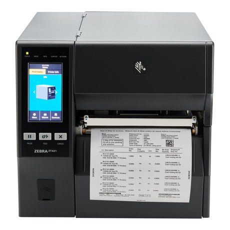 Zebra ZT421 Wired and Wireless Bluetooth 300 DPI Thermal Label Printer ZT42163-T0E0000Z