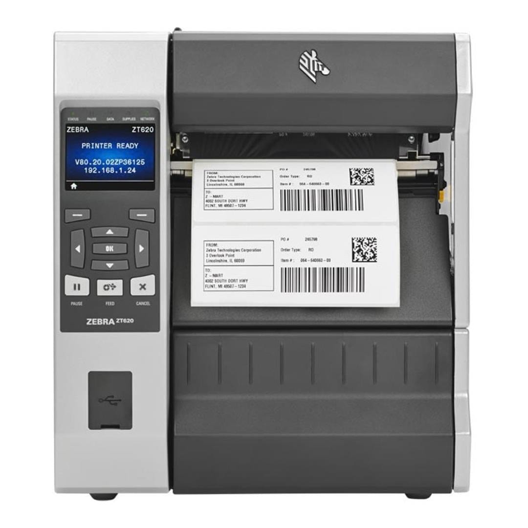 Zebra ZT620 Wireless Thermal Transfer Label Printer ZT62063-T2E0100Z