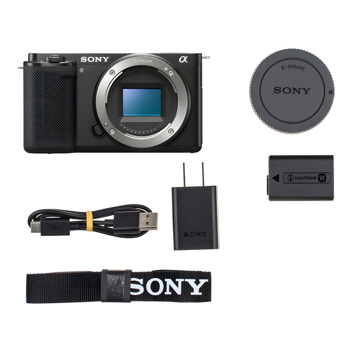 Sony ZV-E10 Mirrorless Camera with 16-50mm f/3.5-5.6 II Lens ZV-E10KB