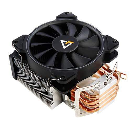 Antec A400 RGB CPU Cooler 120mm Black and Copper Metallic 1800rpm 0-761345-10921-5