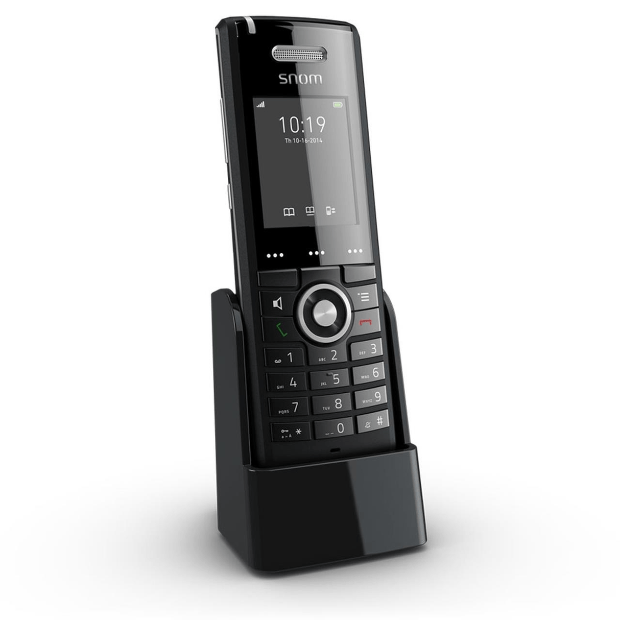 Snom M65 Caller ID Black Professional DECT SIP Phone with Charging Base 3969