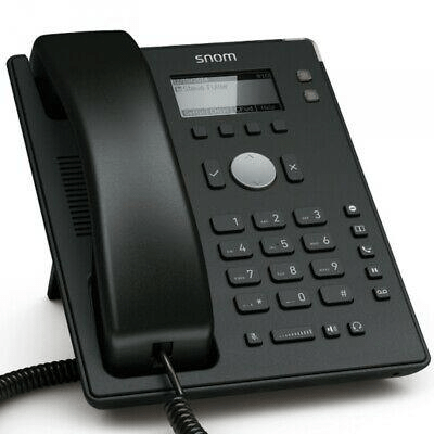 Snom D120 IP Phone Black 2-line Desktop SIP - Backlit Graphical Display 4004