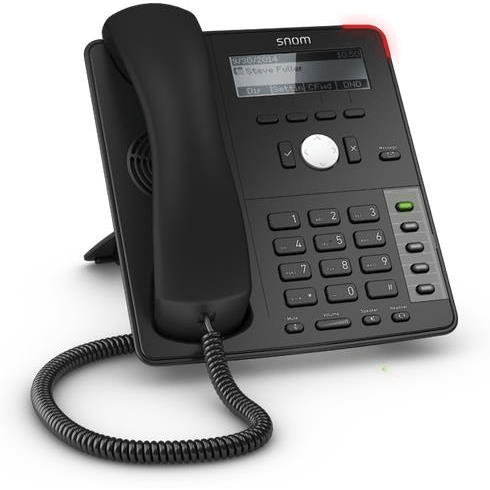 Snom D715 IP Phone Black 12 Lines 4-line Desktop SIP - No PSU Included Graphical Display USB 4039