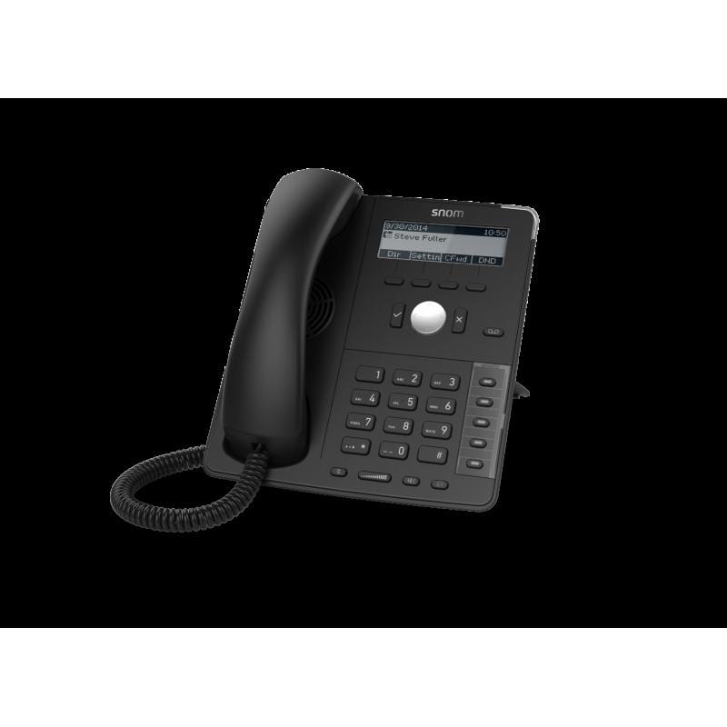 Snom D715 IP Phone Black 12 Lines 4-line Desktop SIP - No PSU Included Graphical Display USB 4039