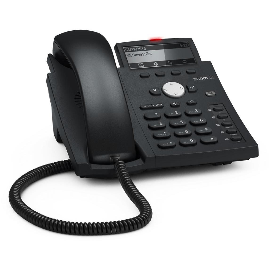 Snom D315 PBX VoIP Graphics Display Black IP Phone Gig POE Excl PSU 4258