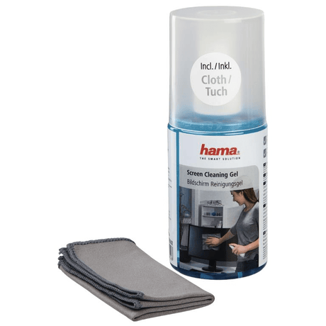 Hama Screen Cleaning Gel 200ml Cloth Included 00078302