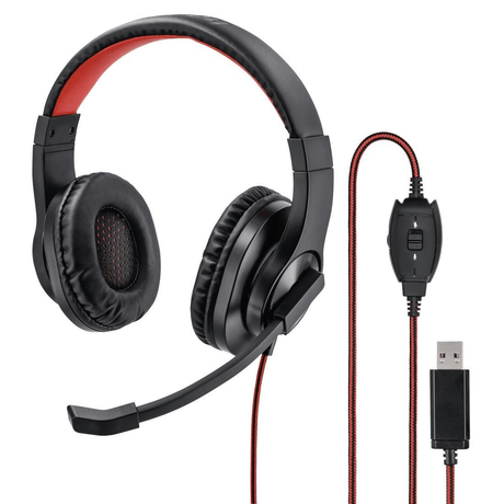 Hama HS-USB 400 USB Office Headsest Black