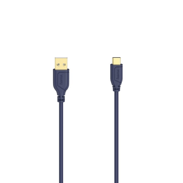 Hama Flexi-Slim USB-C Cable Blue 75cm 00200635