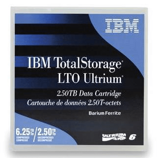 IBM LTO Ultrium 6 2500 GB 00V7590