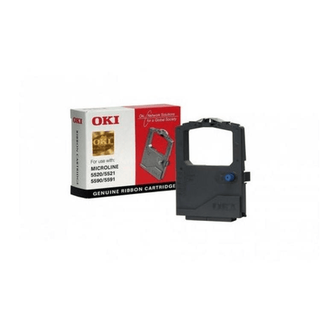 OKI Black Ink Ribbon for ML5520/ML5521 4 million pages 01126302