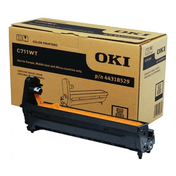 OKI 44318529 White Image Printer Drum Original Single-pack