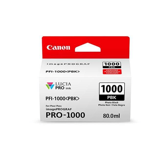 Canon PFI-1000 Photo Black Printer Ink Cartridge Original 0546C001 Single-pack